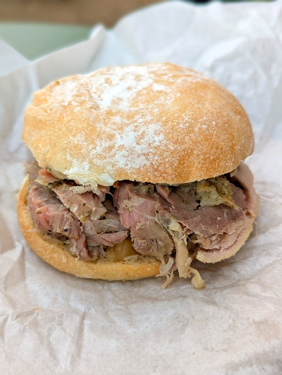 Hog roast bap